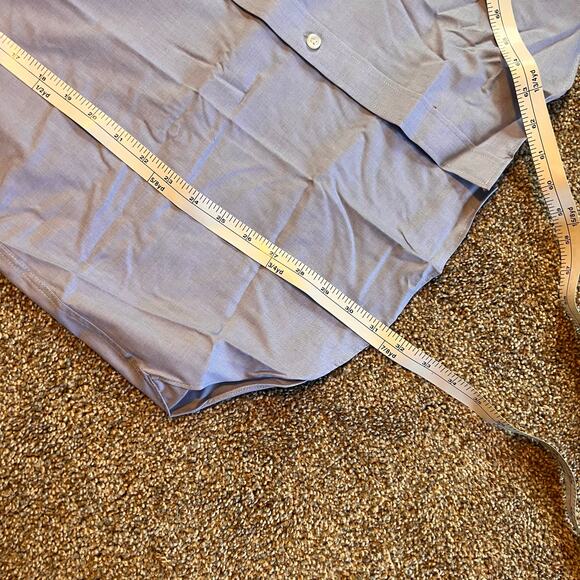 J. Crew Ludlow Slim Fit Light Blue Men's Button Down.  Size 17 - Picture 5 of 7